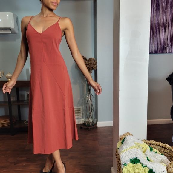 Thakoon Rust Slip Dress - Picture 8 of 16